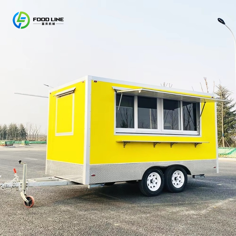 Mobile Coffee Van Equipment - Tam Donanımlı Yiyecek Kamyonu Mobil Dondurma