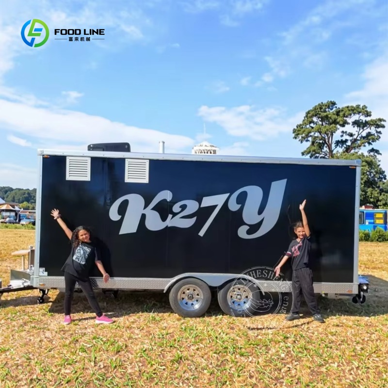 Mobile Coffee Van Equipment - Yeni Mobil Kahve Römorku Yiyecek Arabaları