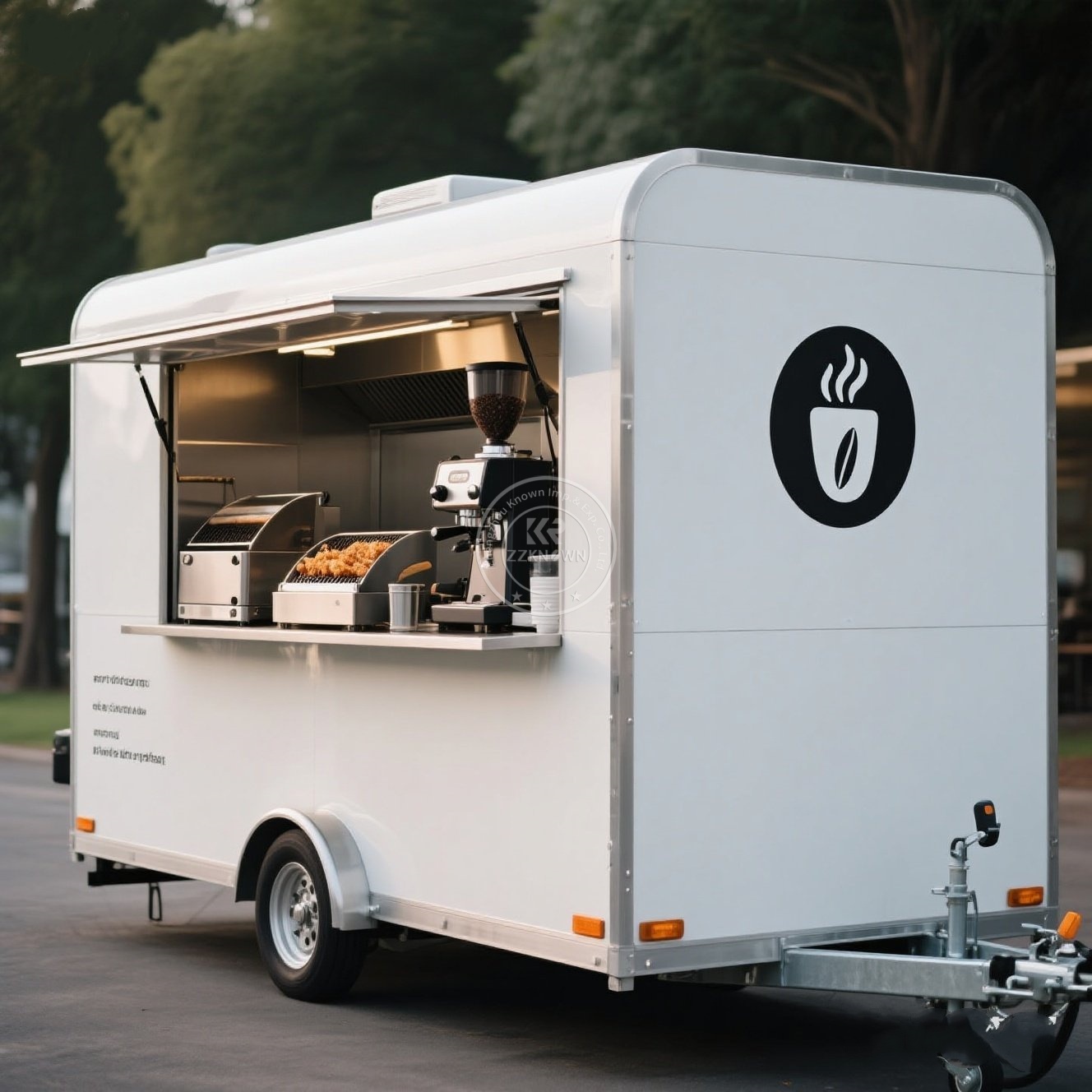Mobile Coffee Van Equipment - Özel Büyük Kahve Kamyoneti Mobil Yemek
