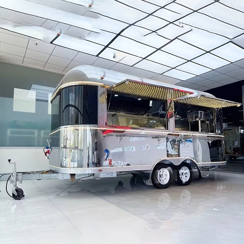 Mobile Coffee Van Equipment - Özel Yapım Yiyecek Kamyonu Römorku Tam