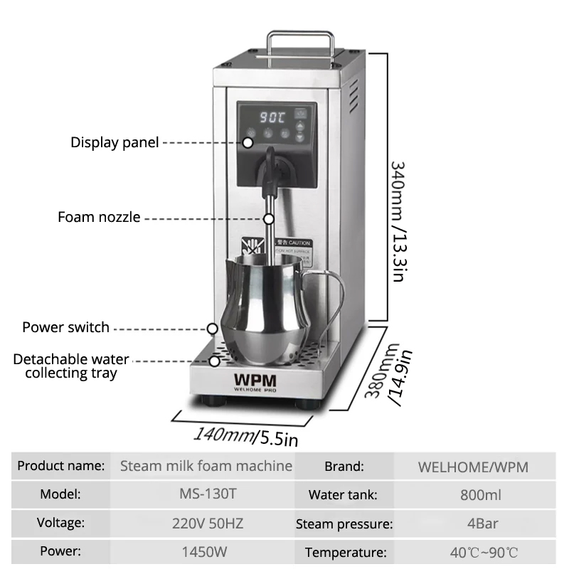 Kaynar Su Makinesi Süt Köpüğü  - Equipment Of Coffee Shop incelemesi ve fiyatı