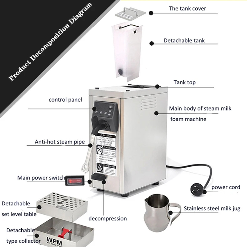Kaynar Su Makinesi Süt Köpüğü  - Equipment Of Coffee Shop incelemesi ve fiyatı
