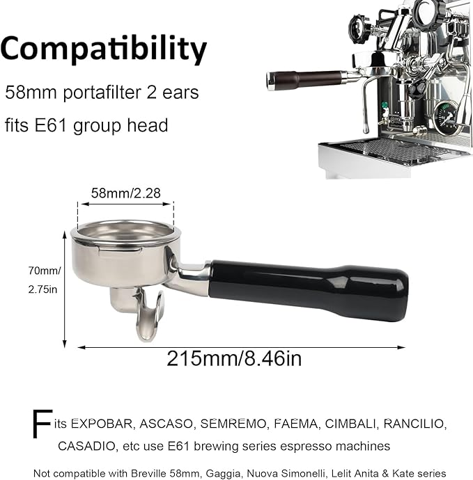 58mm E61 Portafiltre Çift Ağız - Portafilter 58Mm incelemesi ve fiyatı