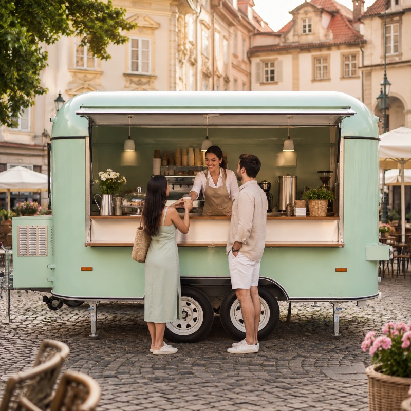 Mutfaklı Seyyar Yiyecek Kamyon - Mobile Coffee Van Equipment incelemesi ve fiyatı