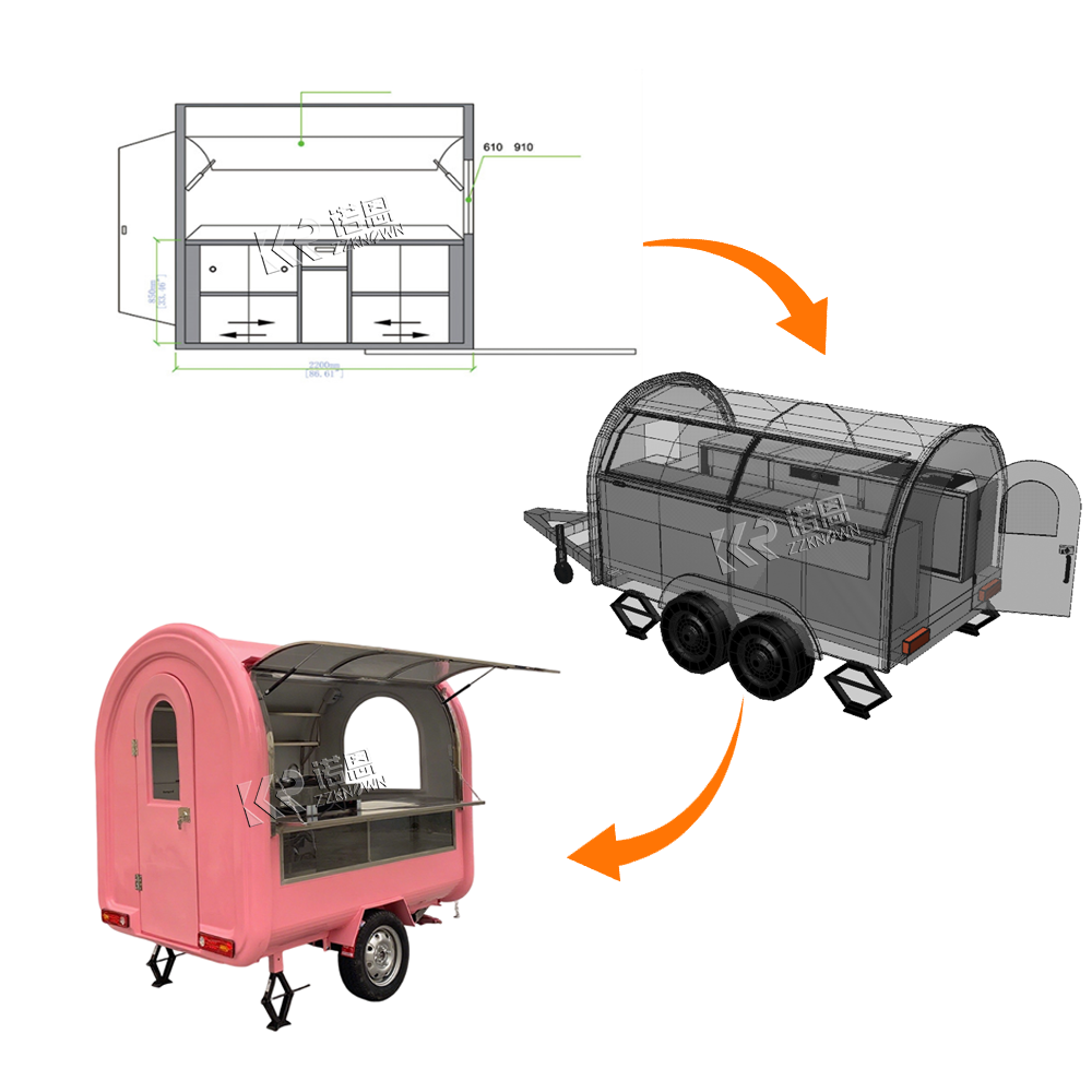 Ticari Sokak Satış Arabası Mob - Mobile Coffee Van Equipment incelemesi ve fiyatı